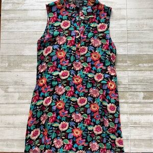 Papillon Blanc Multicolor Floral Mini Dress
